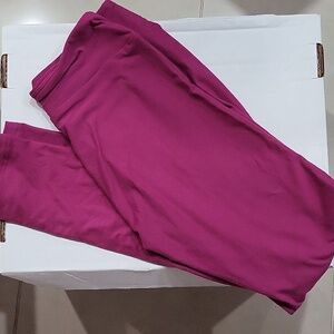 Like New Purple LuLaRoe One Size Leggings